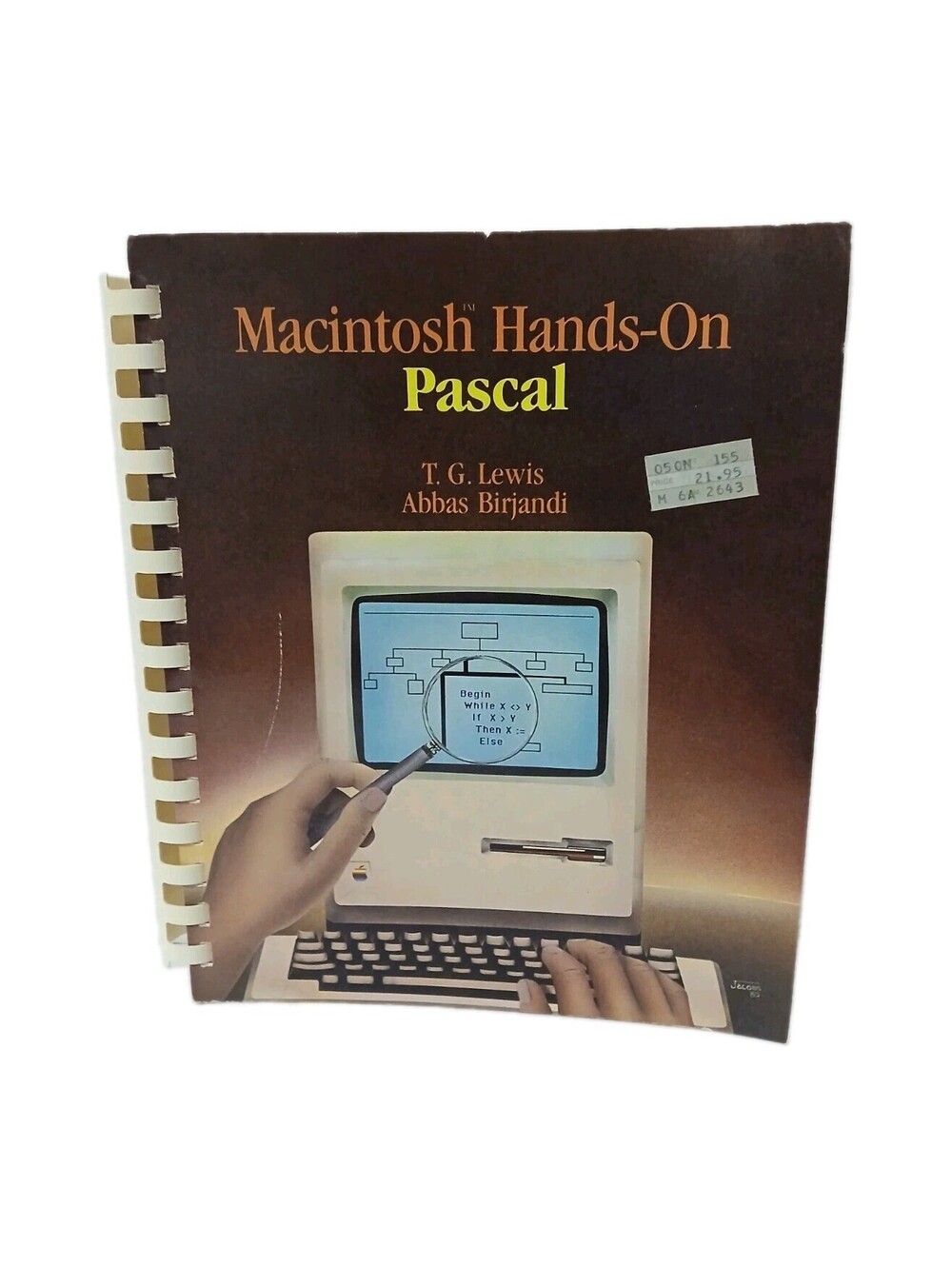 Macintosh Hands-On Pascal T. G. Lewis Abbas Birjandi 1986 Vintage Apple Book